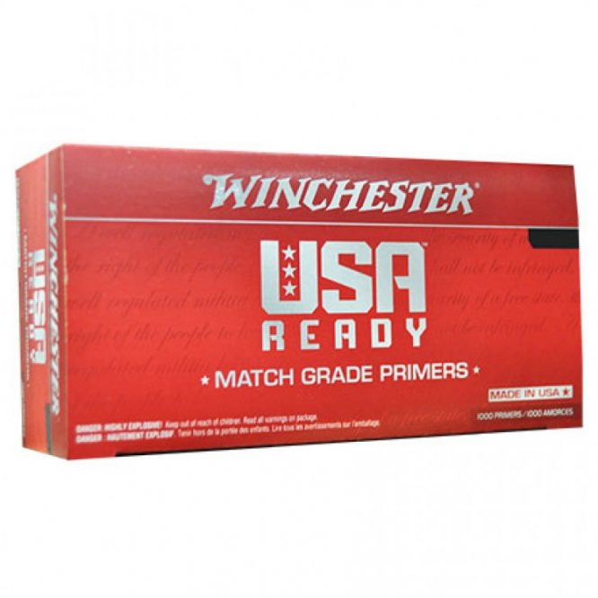 Winchester USA Ready Small Rifle Match Amorces  Boîte de 1000